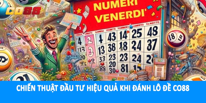 Chiến thuật đầu tư hiệu quả khi đánh lô đề CO88
