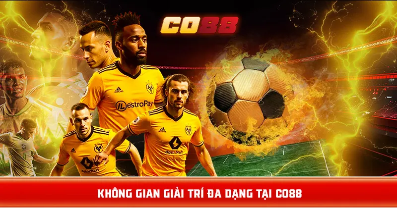 Không gian giải trí đa dạng CO88